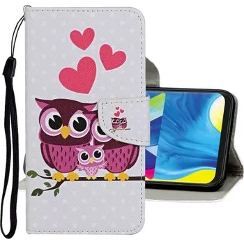 Pouzdro na tablet VSECHNONAMOBIL 22150 ART Peňaženkový obal Samsung Galaxy A41 OWL