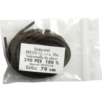 Tkaničky do bot Tkaničky do bot kulaté tenké Dr. Grepl 240 PES 120 cm - hnědé, 120