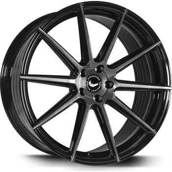 Alu kolo Barracuda PROJECT 2.0 černá lesklá / broušená 9,5×22" 5×108 ET 40