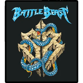 Nášivka nášivka na záda, zádovka Battle Beast - snake, logo