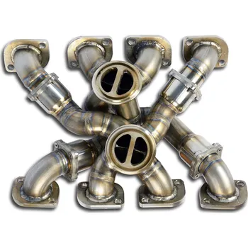 Přední díl výfuku Výfukové svody, pravá + levá, STEEL 310S - k originálnímu turbodmychadlu Supersprint 982101