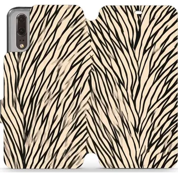 Pouzdro na mobilní telefon Flipové pouzdro Mobiwear - Huawei P20 - VA52S V koruně stromu (Knížkové flip pouzdro, obal, kryt na mobil Huawei P20 - VA52S V koruně stromu, materiál Umělá kůže + TPU - ochrana 360°, stojánek, silikonová vanička, magnetické zavírání)