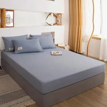 Prostěradlo Prostěradlo s gumou 180x200cm - TMAVĚ ŠEDÉ