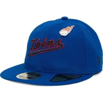 Kšiltovka Kšiltovka New Era 59FIFTY MLB Coops Pin Retro Crown Minnesota Twins Cooperstown Team Color velikosti fitted caps 7 3/8 (58.7 cm)