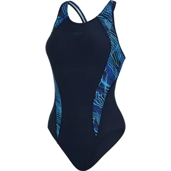 Dámské plavky Dámské Jednodílné plavky SPEEDO SHAPING PNL LANEBACK AF 8-12891H132 – Modrá 34