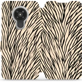 Pouzdro na mobilní telefon Flipové pouzdro Mobiwear - Nokia 5.3 - VA52S V koruně stromu (Knížkové flip pouzdro, obal, kryt na mobil Nokia 5.3 - VA52S V koruně stromu, materiál Umělá kůže + TPU - ochrana 360°, stojánek, silikonová vanička, magnetické zavírání)