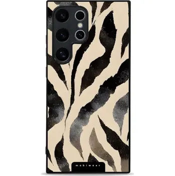 Pouzdro na mobilní telefon Lesklý kryt Mobiwear Glossy - Samsung Galaxy S24 Ultra - GA53G Zebří (Prémiové lesklé pouzdro, obal, kryt Mobiwear Glossy na mobil Samsung Galaxy S24 Ultra - GA53G Zebří, materiál Plast + TPU silikon - krytí po všech stranách, neošoupatelný potisk, tenké)