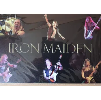 Plechová cedule iron maiden-dekorační kovová cedule (Kovová, cedule na zeď a iron maiden.)