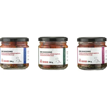 Dárkový potravinový koš Balíček nakládaných rajčat Pomodoro Moravia