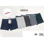Bambusové boxerky Pesail - M0314 (Balení/12 ks)