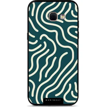 Pouzdro na mobilní telefon Lesklý kryt Mobiwear Glossy - Samsung Galaxy A5 2017 - GA61G Béžové linky (Prémiové lesklé pouzdro, obal, kryt Mobiwear Glossy na mobil Samsung Galaxy A5 2017 - GA61G Béžové linky, materiál Plast + TPU silikon - krytí po všech stranách, neošoupatelný)