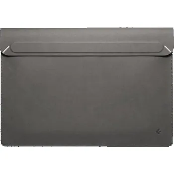 Pouzdro na mobilní telefon Spigen Valentinus obálka se stojánkem pro MacBook do 16" - šedá