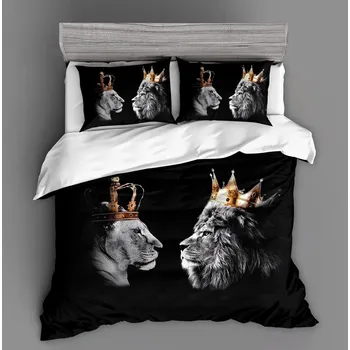 Povlečení Disha Oboustranné 3D povlečení Lion king