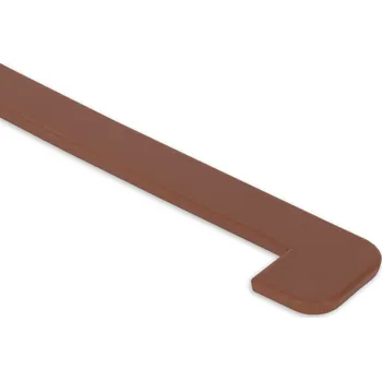 Parapet LEXIKON Oboustranná plastová krytka dřevotřískového parapetu LUX, tmavý dub