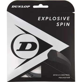 Struna na výplet tenisové rakety Tenisový výplet Dunlop Explosive Spin Black 1.25 Set (12 m)
