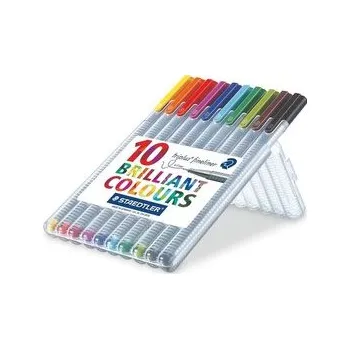 Liner "Triplus 334 Box" sada, 10 barev, 0,3mm, STAEDTLER