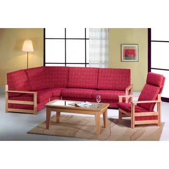 Sedací souprava FAGUS Sedací souprava EVA rohová VARIANTA PROVEDENÍ: BEZ ROZKLADU (E2) + roh ER +1-sedák E1U - kateg.2