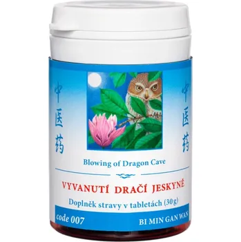 Přírodní produkt TCM Herbs Vyvanutí dračí jeskyně 100 tbl.