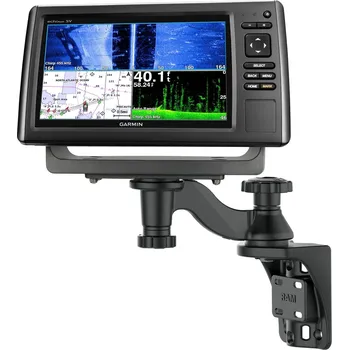 RAM MOUNTS RAM® svislá základna s otočným ramenem 6" pro vyhledávače ryb a plotry