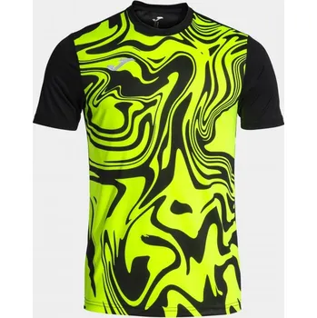 Pánský sportovní dres Joma Lion II Velikost: L, Barva: černá/reflex žlutá