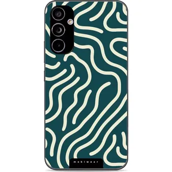 Pouzdro na mobilní telefon Lesklý kryt Mobiwear Glossy - Samsung Galaxy A34 5G - GA61G Béžové linky (Prémiové lesklé pouzdro, obal, kryt Mobiwear Glossy na mobil Samsung Galaxy A34 5G - GA61G Béžové linky, materiál Plast + TPU silikon - krytí po všech stranách, neošoupatelný potisk