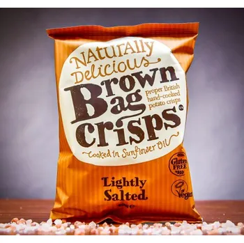 Chips Brambůrky Brown Bag Crisps - jemně solené 40 g