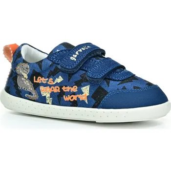 Dívčí tenisky Garvalín Lona Estampada Petrol barefoot boty Velikost boty (EU): 20, Vnitřní délka boty: 126, Vnitřní šířka boty: 63