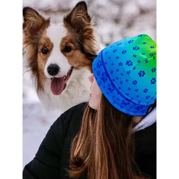 Čepice Sport. čepice podšitá fleecem C18 limetka