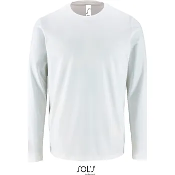 SOL'S 25.2074 – pánské tričko s dlouhým rukávem bílá - L