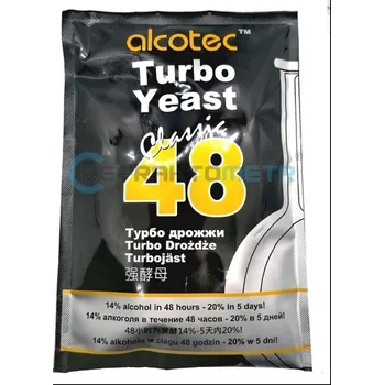 Droždí Turbo Kvasnice Alcotec 48h 130g 21% Vol.