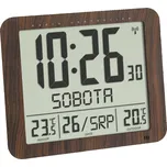 TFA 60.4518.08 - Nástěnné hodiny DCF s venkovním čidlem teploty a s českým dnem v týdnu