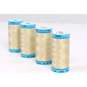 Nit Snový svět Bavlněná nit písková (0265) 400 metrů