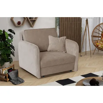 Pohovka Falco Rozkládací křeslo Vivian Loft I Run Again světle hnědá