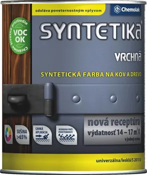 univerzální barva Chemolak Syntetika S 2013 vrchní syntetická barva 4,5 l 1805