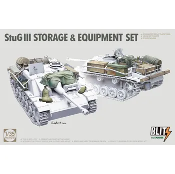 Plastikový model Takom 1/35 StuG III Storage & Equipment set