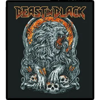 Nášivka nášivka na záda, zádovka Beast In Black - lion