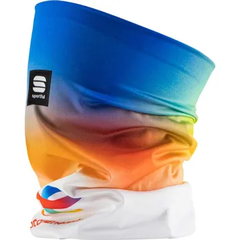 cyklistický dres SPORTFUL Cyklistický nákrčník - TOTAL ENERGIES 2022 - oranžová/bílá/modrá/žlutá