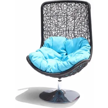 Stůl na stolní tenis Venkovní pohovka Masterjero, modrá/tmavě hnědá, 78X59X125 cm.