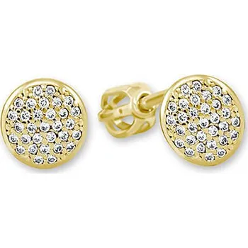 Náušnice Brilio Třpytivé zlaté náušnice pecky 745 239 001 00622 0000000 + 2 měsíce na vrácení zboží