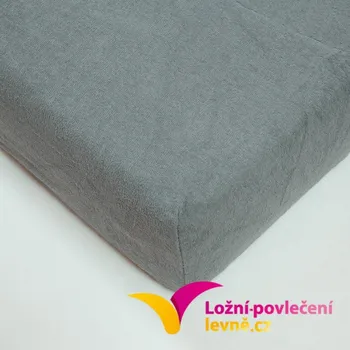 Prostěradlo Adéla FROTÉ prostěradlo šedé 180x200cm