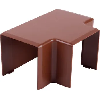 Elektroinstalační materiál KOPOS KOLÍN KOPOS Kryt 8644_I2 odbočný Lhd 40X40 imitace/dub tmavý 8644_I2