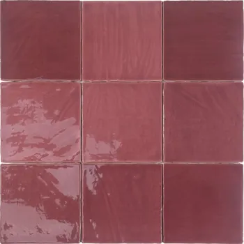 Obklad DUNE TABARCA 188252 15 cm x 15 cm x 1 cm červená 0,9 m2
