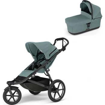 Kočárek Thule Urban Glide 3 Mid blue + korbička Mid blue