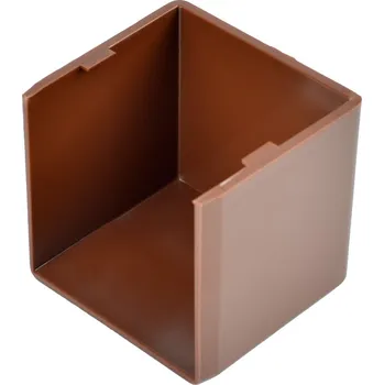 Stavebniny KOPOS KOLÍN KOPOS Kryt 8641_I2 koncový Lhd 40X40 imitace/dub tmavý 8641_I2