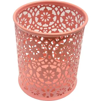 Europen stojánek drátěný na tužky kulatý Europen růžový 475951