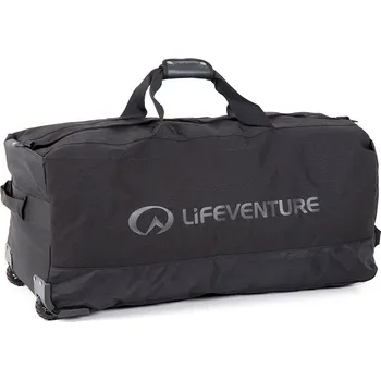 turistický batoh LIFEVENTURE Expedition Wheeled Duffle Roll Base 120l, Black