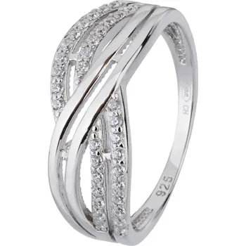 Prsten Bealio BEALIO Stříbrný prsten JEMNÉ VLNKY Velikost prstenu: 54 03-09522-1841