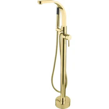 Vodovodní baterie Besco Decco I vanová stojanová baterie, gold