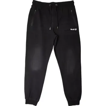 Sportovní kalhoty Wolf T2461 - IMITACE RIFLOVINY vel. 134-158 černošedé