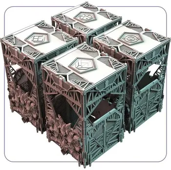 Příslušenství k deskovým hrám Awaken Realms ISS Vanguard - Section Boxes